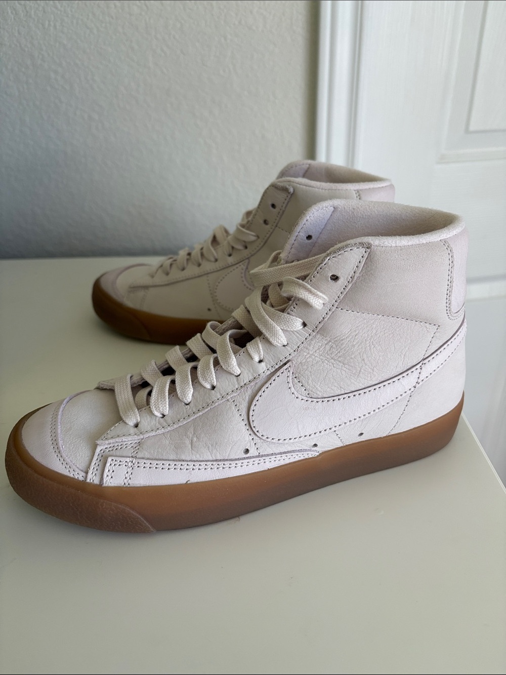 Nike Blazer Mid Premium "Pearl Pink/Gum" sneakers